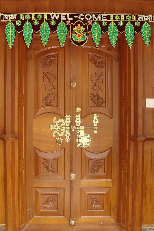 ProKart Premium Velvet Handmade Torans Traditional Main Door Hanging Decoration, 50 g-3.webp